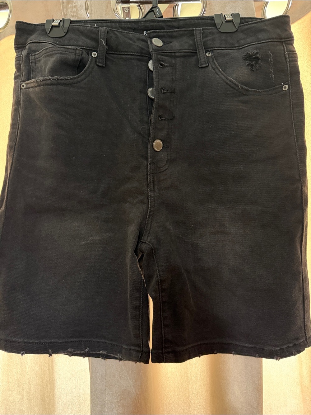 Black Women's Denim Jean Shorts